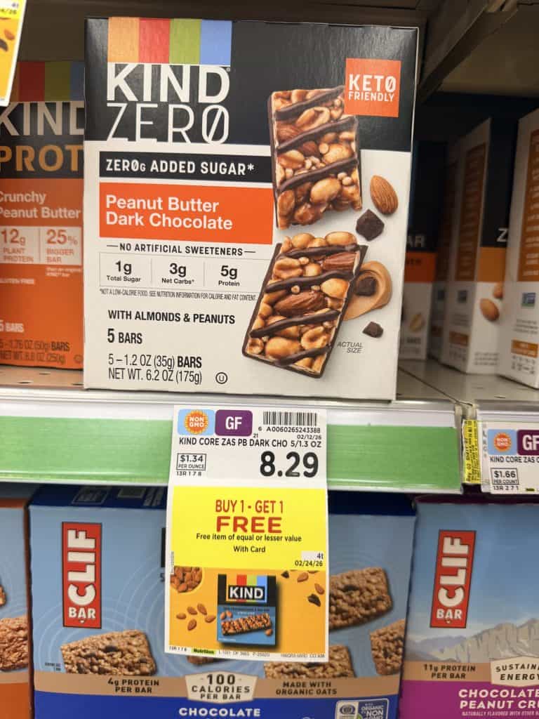 Kind Bars Kroger Shelf image