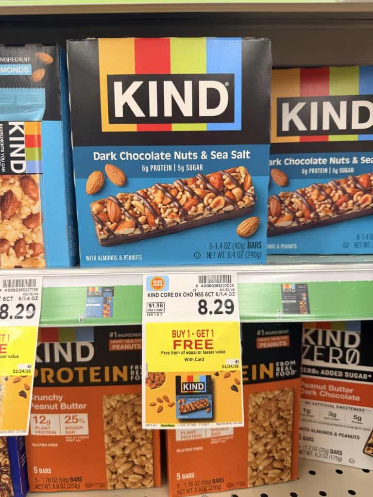 Kind Bars Kroger Shelf image
