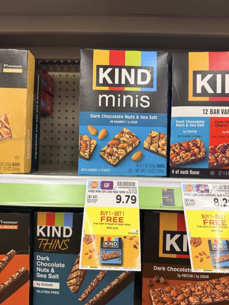 Kind Bars Kroger Shelf image