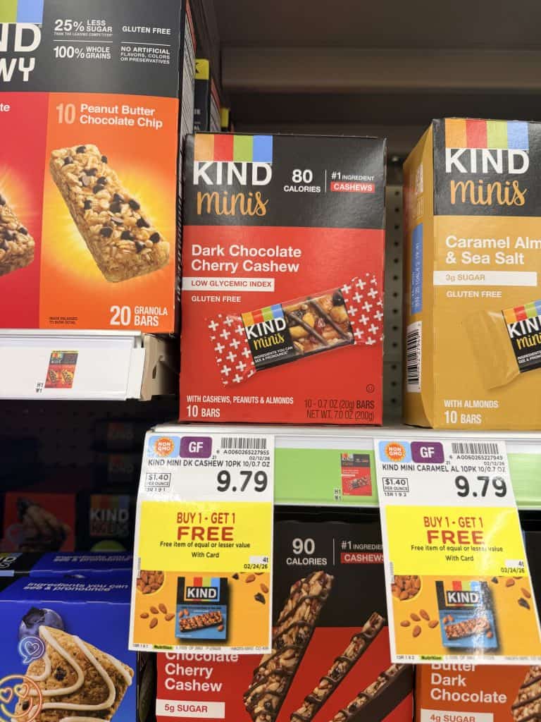Kind Bars Kroger Shelf image