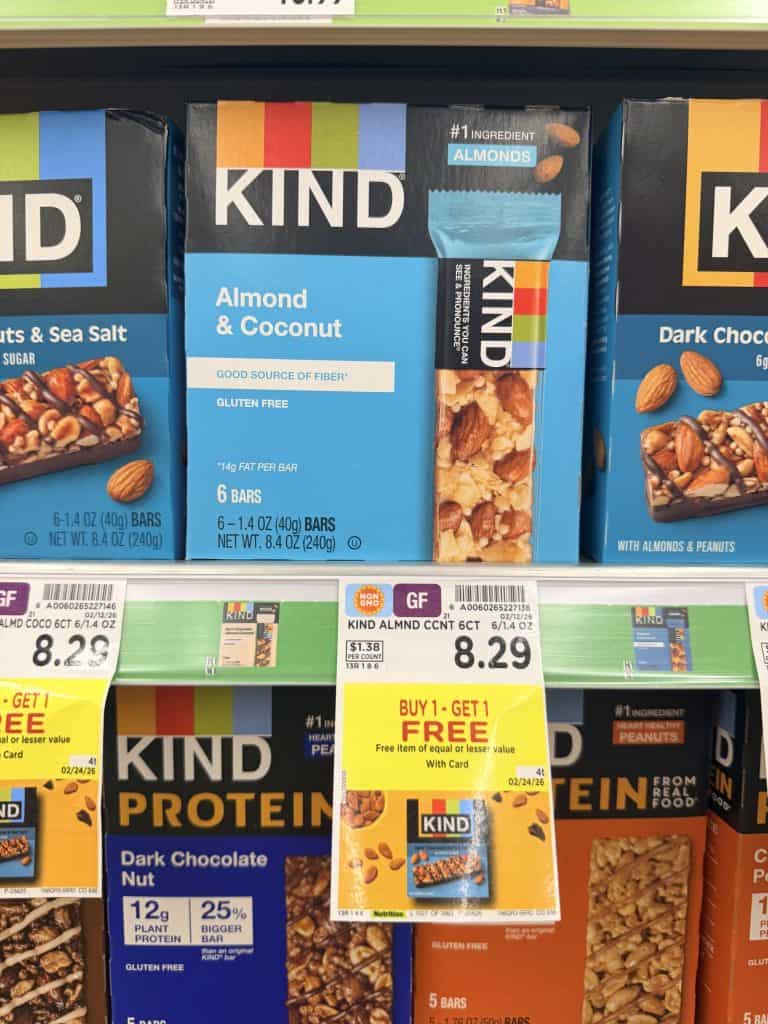 Kind Bars Kroger Shelf image