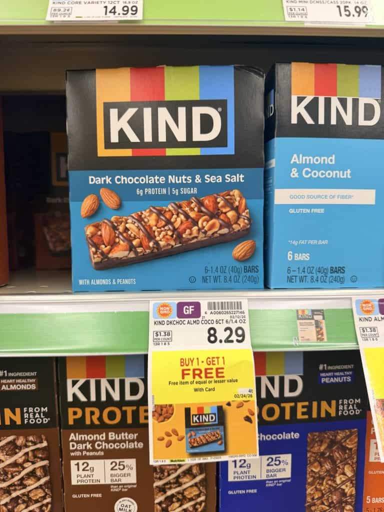 Kind Bars Kroger Shelf image