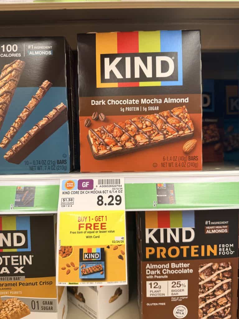 Kind Bars Kroger Shelf image