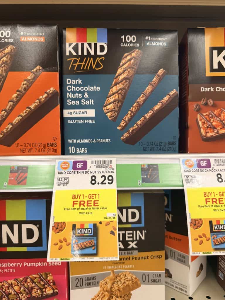 Kind Bars Kroger Shelf image