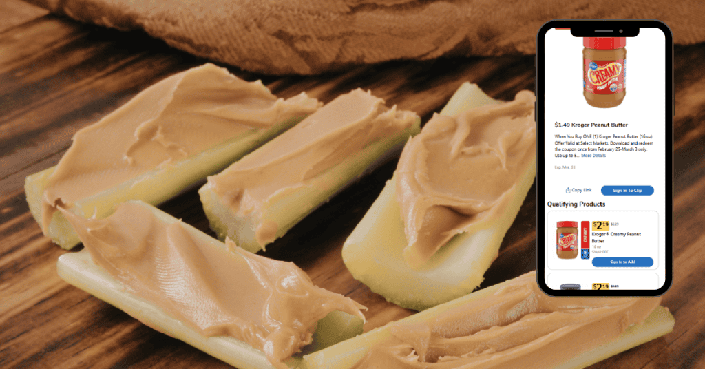 Kroger peanut butter digital coupon