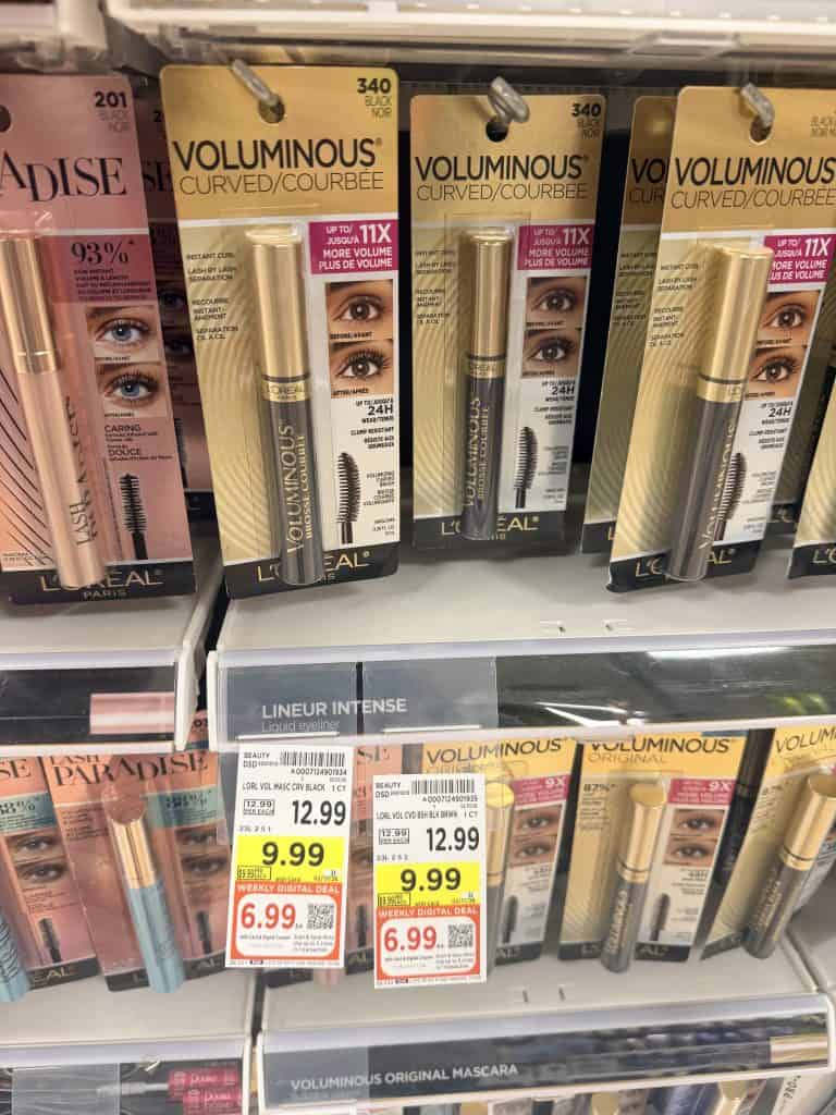 L'Oreal Paris Ever Shampoo and conditioner and Voluminous Mascara Kroger Shelf image