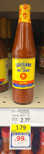 Louisiana Hot Sauce Kroger Shelf image