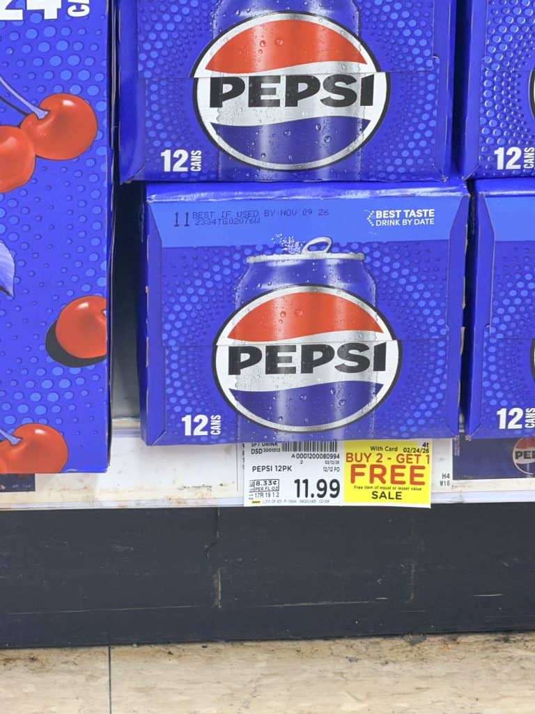 Pepsi MTN Dew Starry Crush Soda Pop Kroger Shelf Image (2)