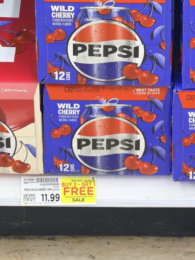 Pepsi MTN Dew Starry Crush Soda Pop Kroger Shelf Image (2)