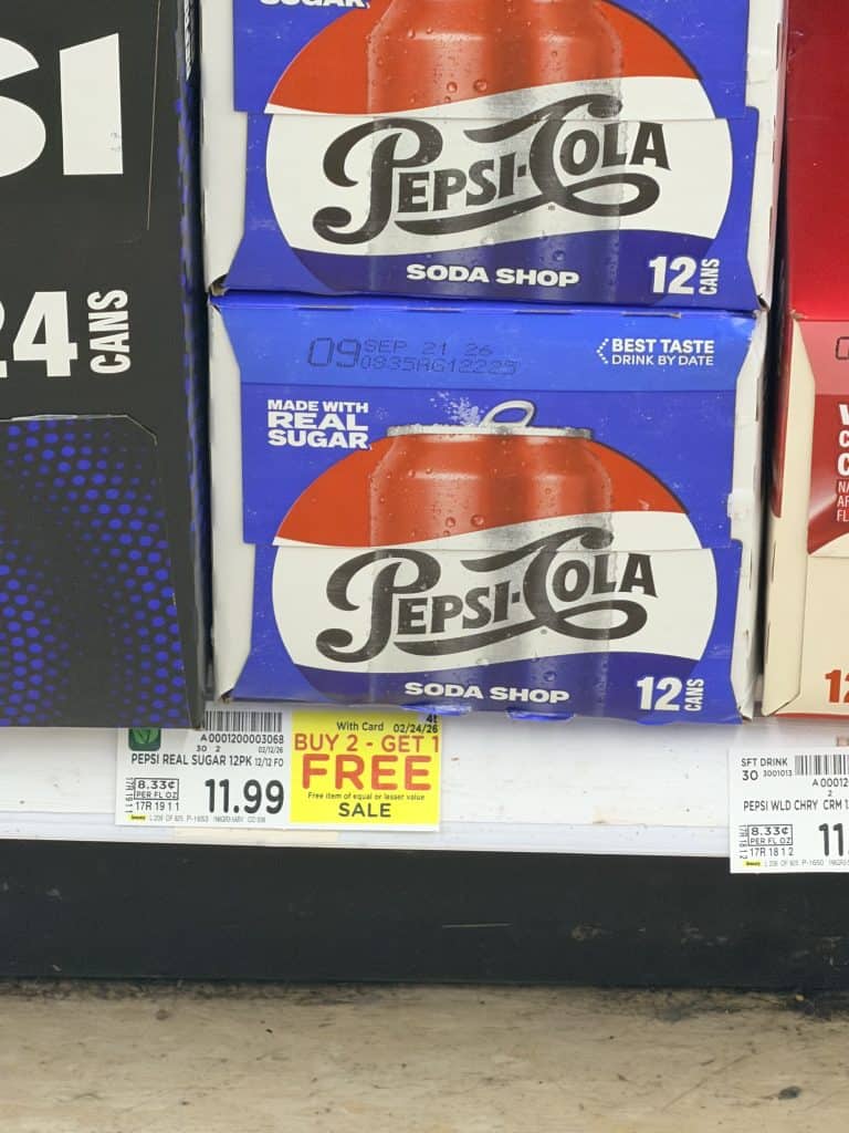 Pepsi MTN Dew Starry Crush Soda Pop Kroger Shelf Image (2)