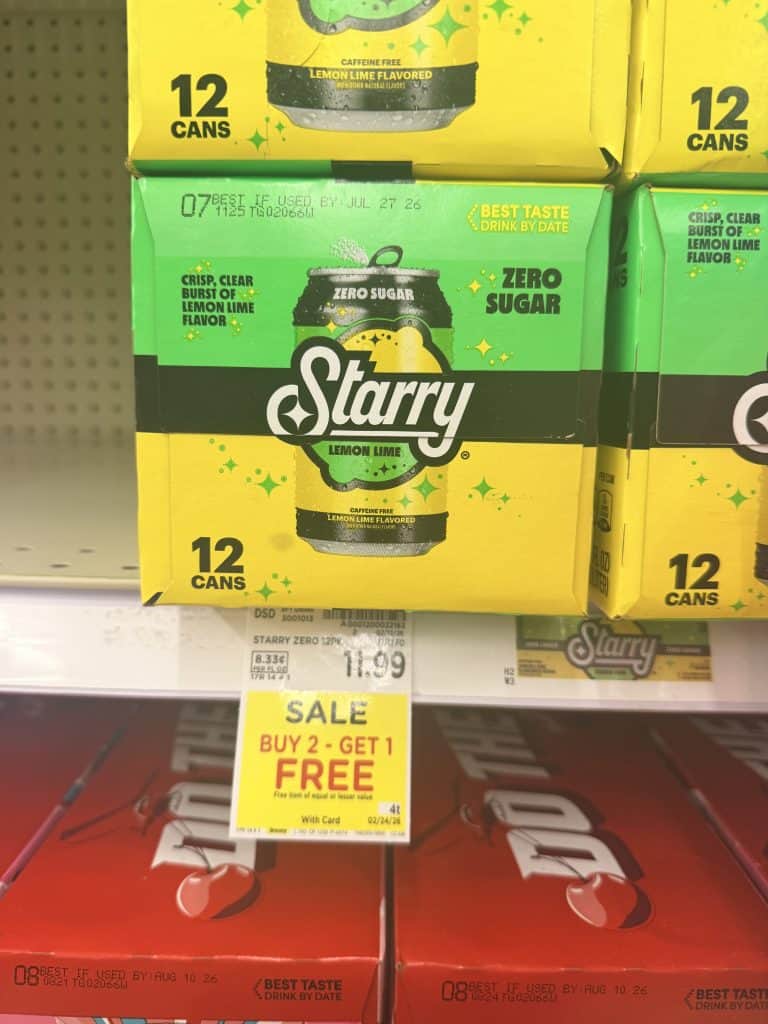 Pepsi MTN Dew Starry Crush Soda Pop Kroger Shelf Image (2)