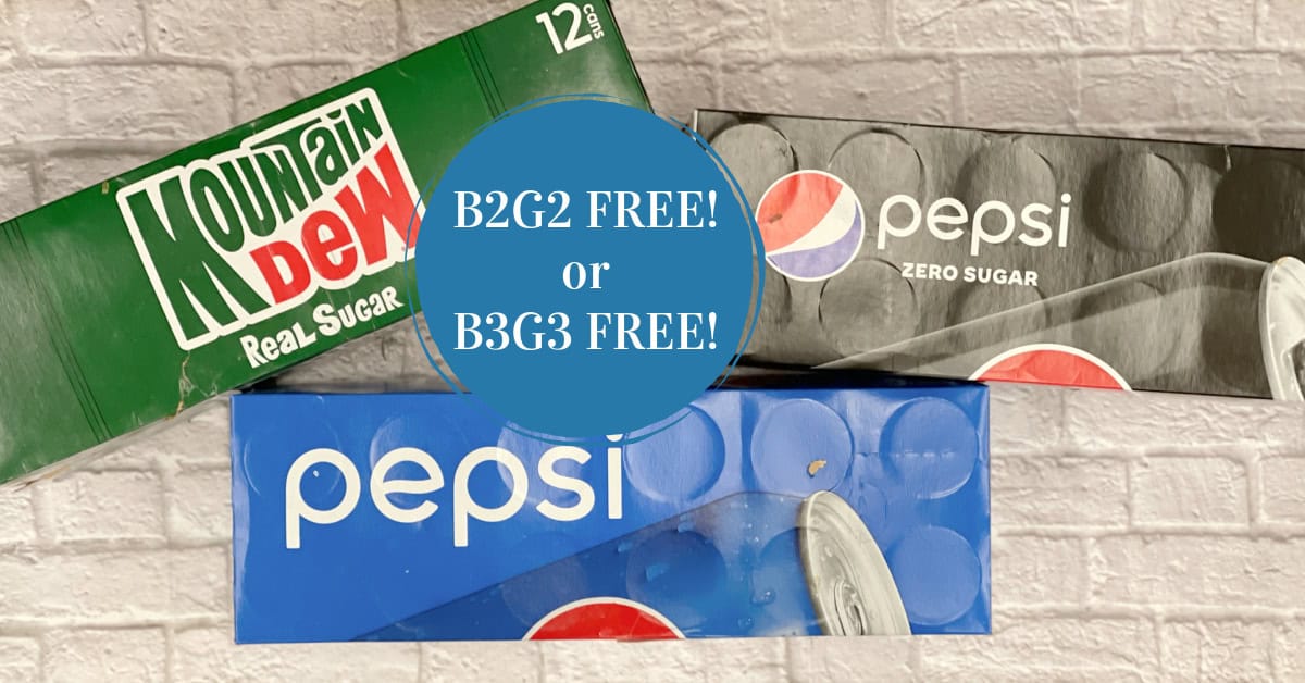 LAST DAY! Dr Pepper and Pepsi are B2G2 FREE or B3G3 FREE! - Kroger