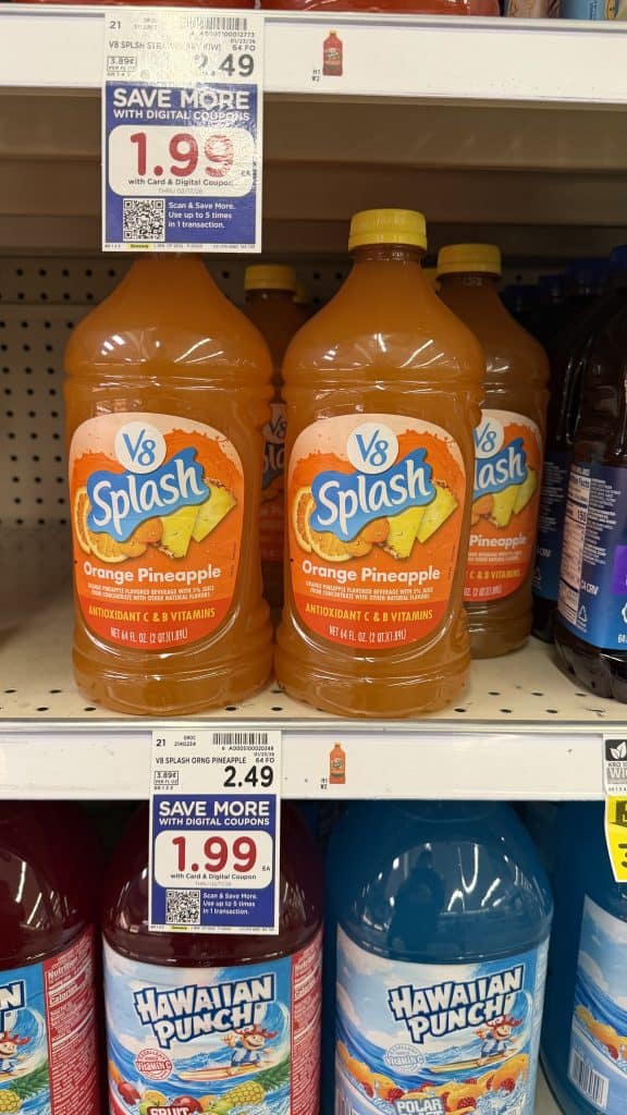 V8 Splash Kroger Shelf Image