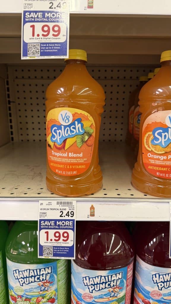 V8 Splash Kroger Shelf Image