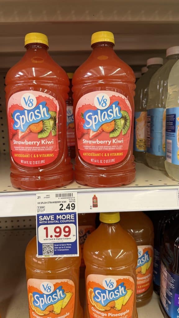 V8 Splash Kroger Shelf Image