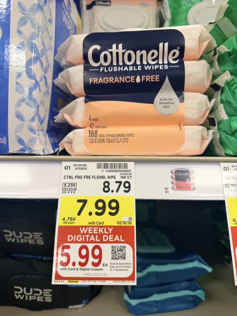 Cottonelle Kroger shelf image