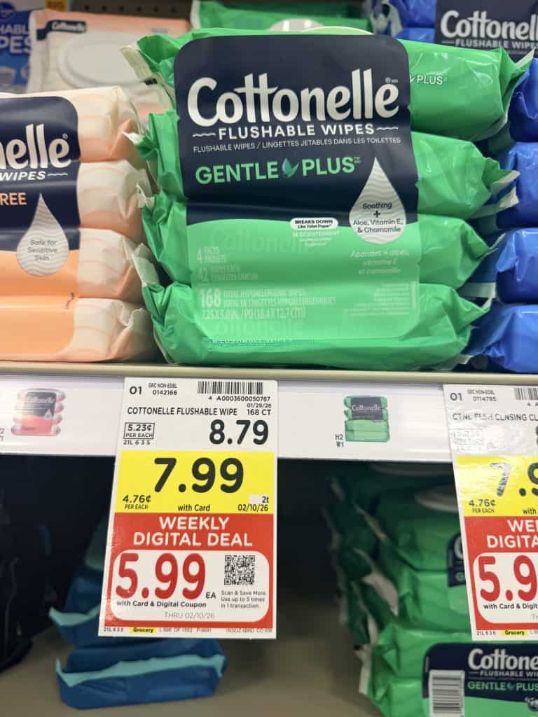 Cottonelle Kroger shelf image