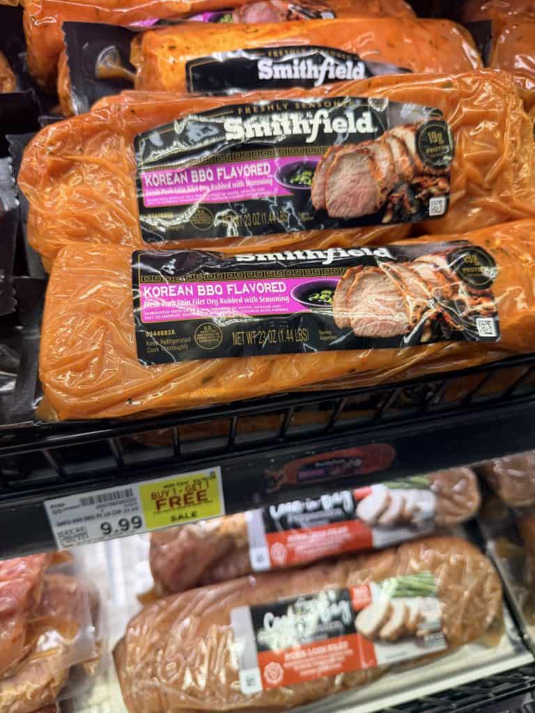 Smithfield Pork Tenderloin kroger shelf image