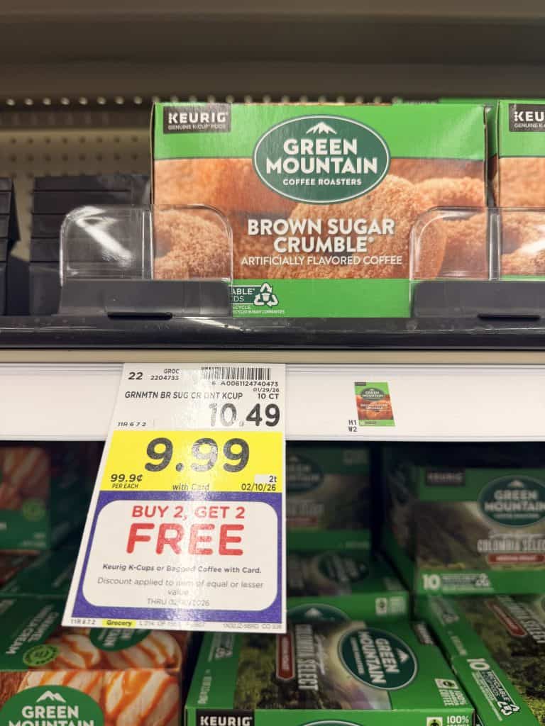 McCafe, Donut Shop, Swiss Miss, Green Mountain Coffee Kroger Shelf image