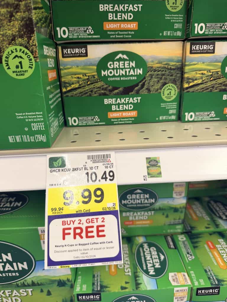 McCafe, Donut Shop, Swiss Miss, Green Mountain Coffee Kroger Shelf image