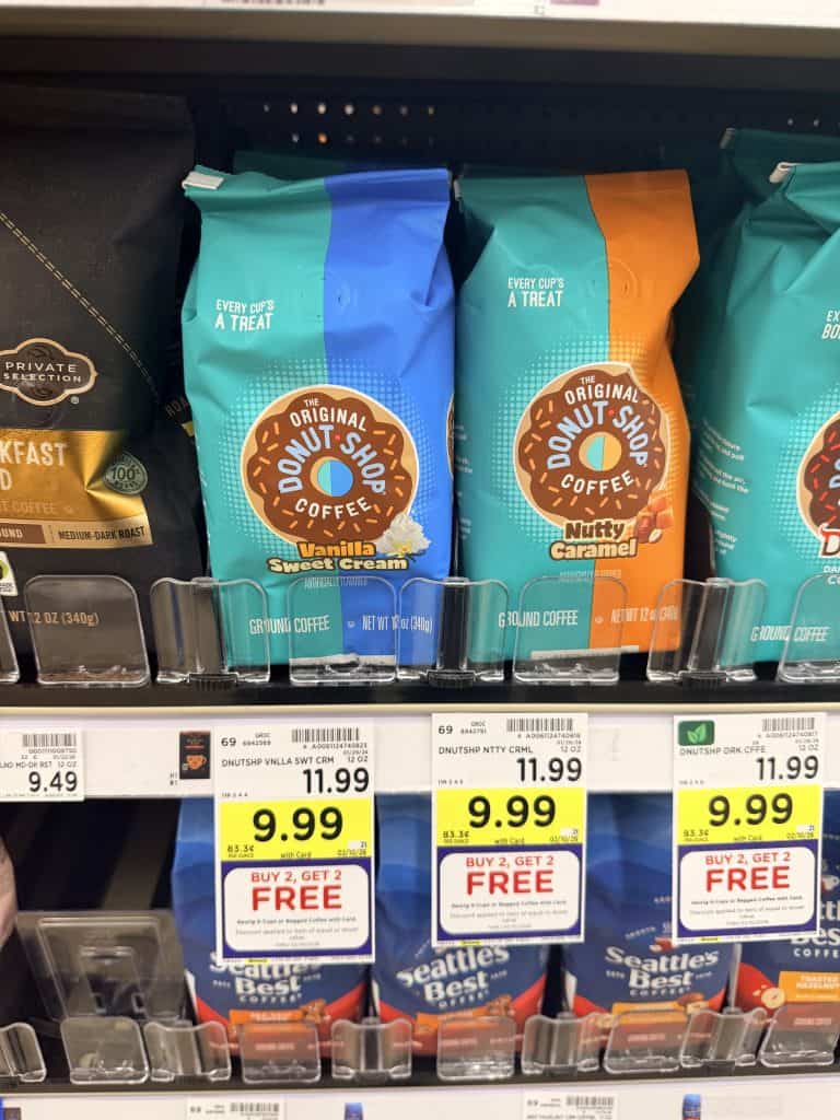McCafe, Donut Shop, Swiss Miss, Green Mountain Coffee Kroger Shelf image
