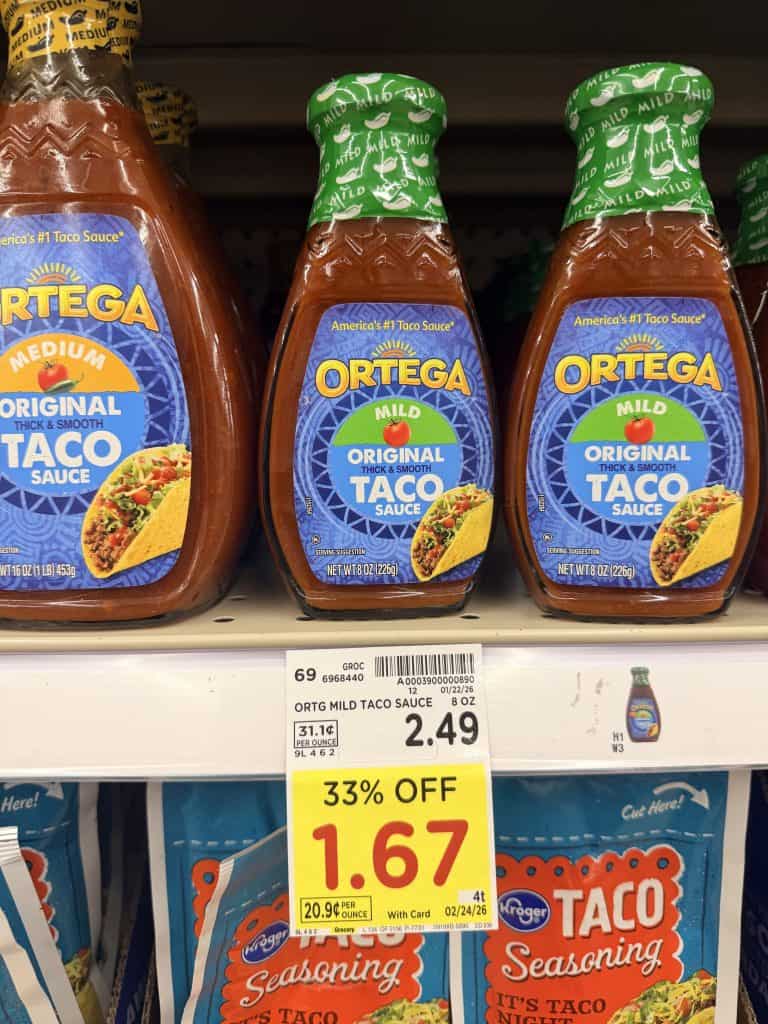 Ortega Items Kroger Shelf Image