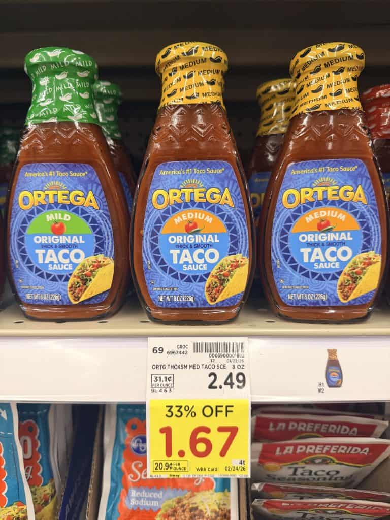 Ortega Items Kroger Shelf Image