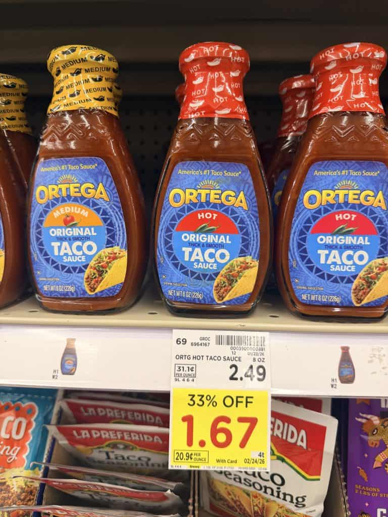 Ortega Items Kroger Shelf Image