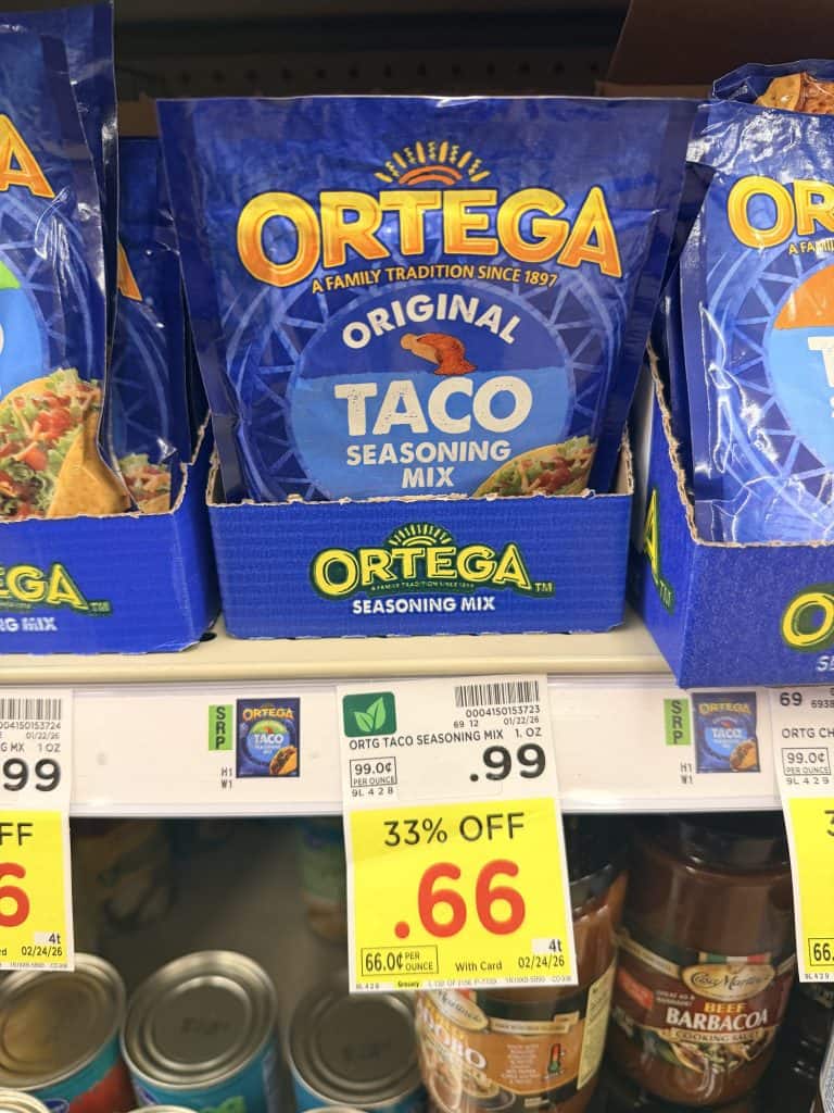 Ortega Items Kroger Shelf Image