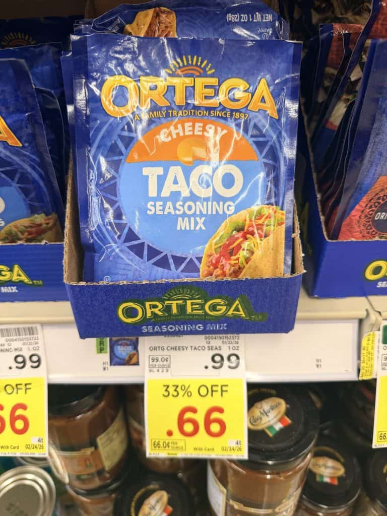 Ortega Items Kroger Shelf Image