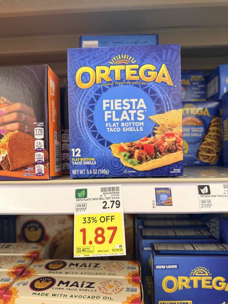 Ortega Items Kroger Shelf Image