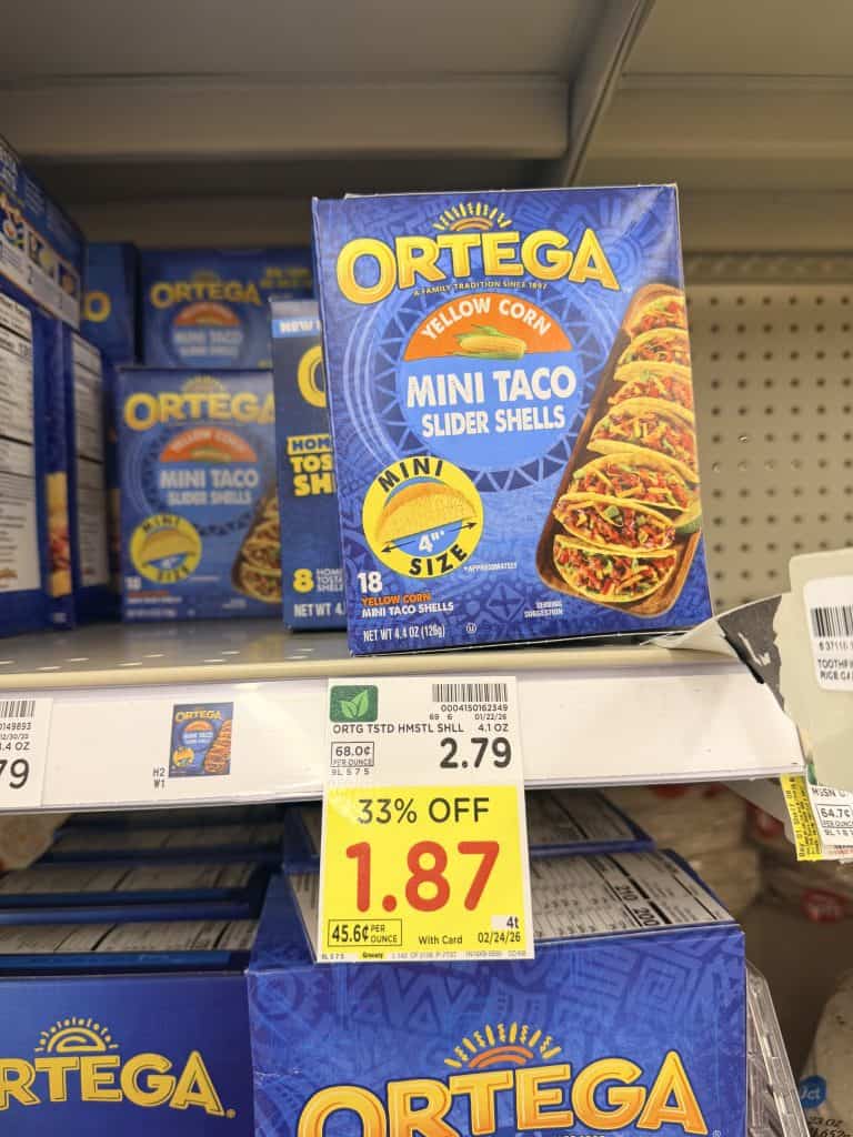 Ortega Items Kroger Shelf Image