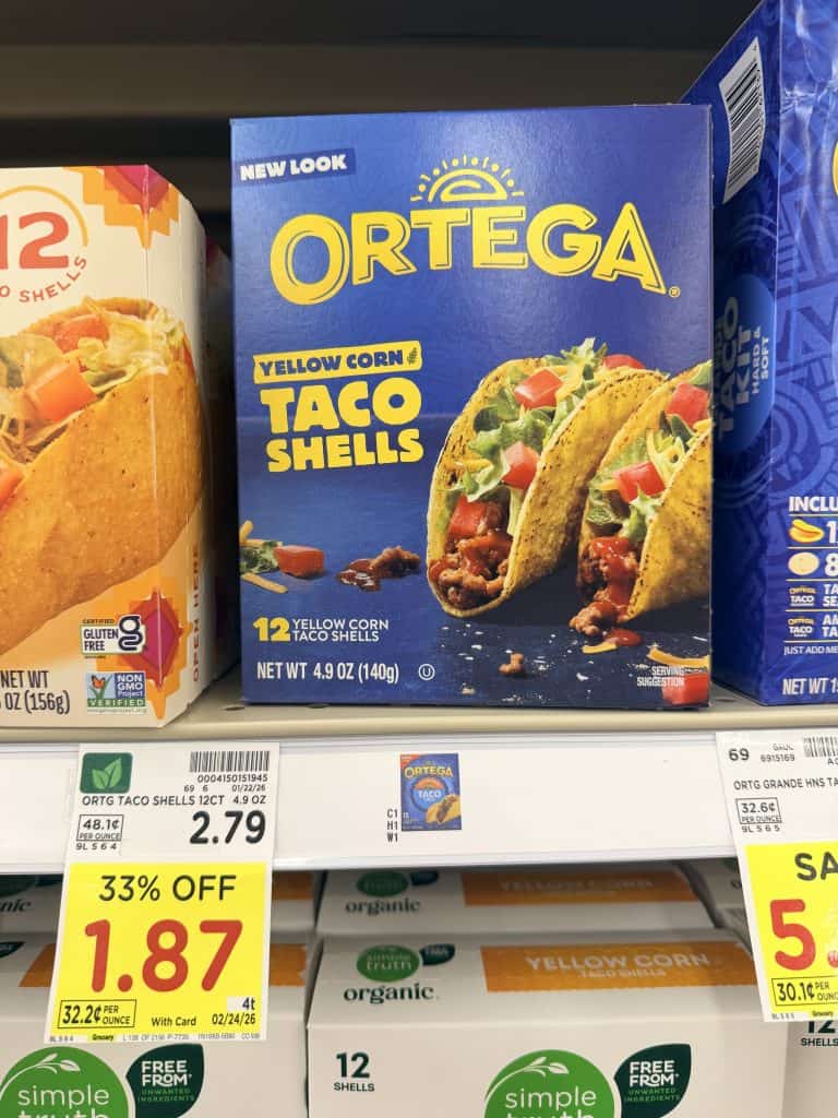 Ortega Items Kroger Shelf Image