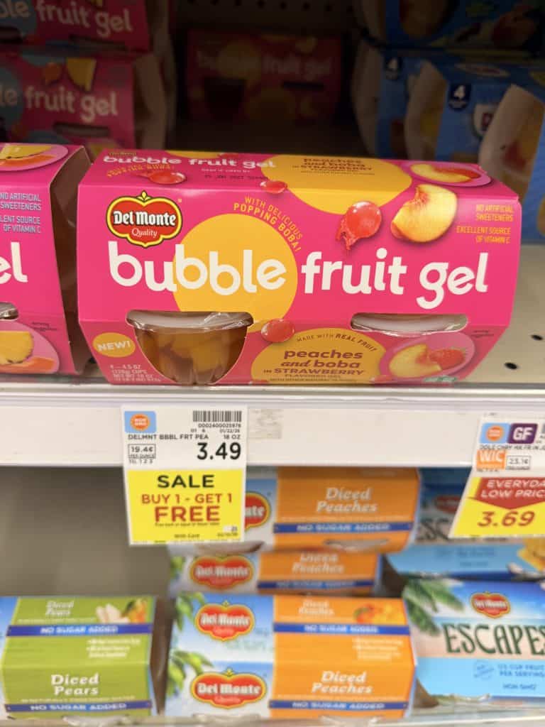 Del Monte Fruit Cup Kroger Shelf image