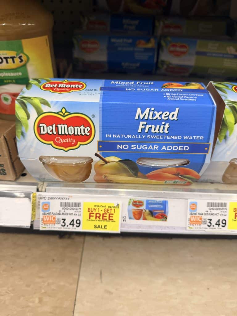 Del Monte Fruit Cup Kroger Shelf image