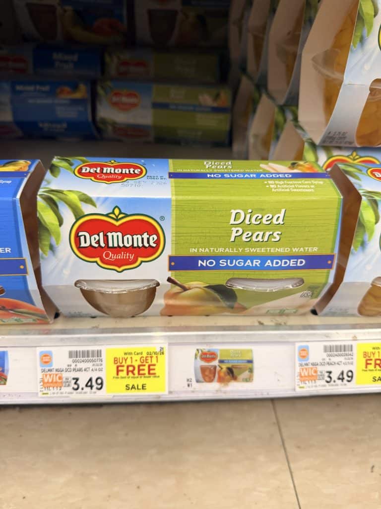 Del Monte Fruit Cup Kroger Shelf image