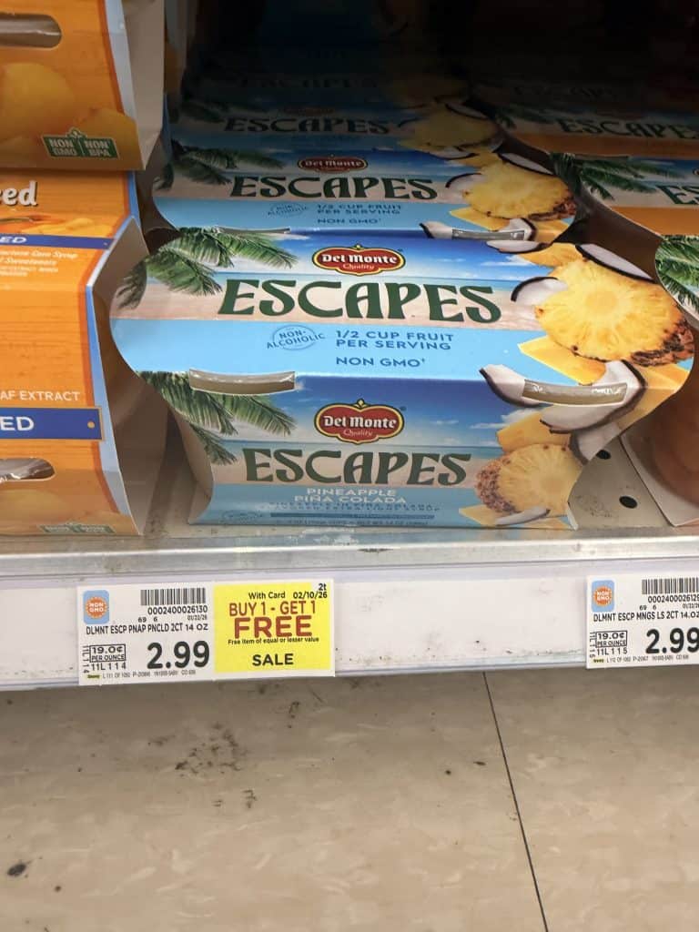 Del Monte Fruit Cup Kroger Shelf image