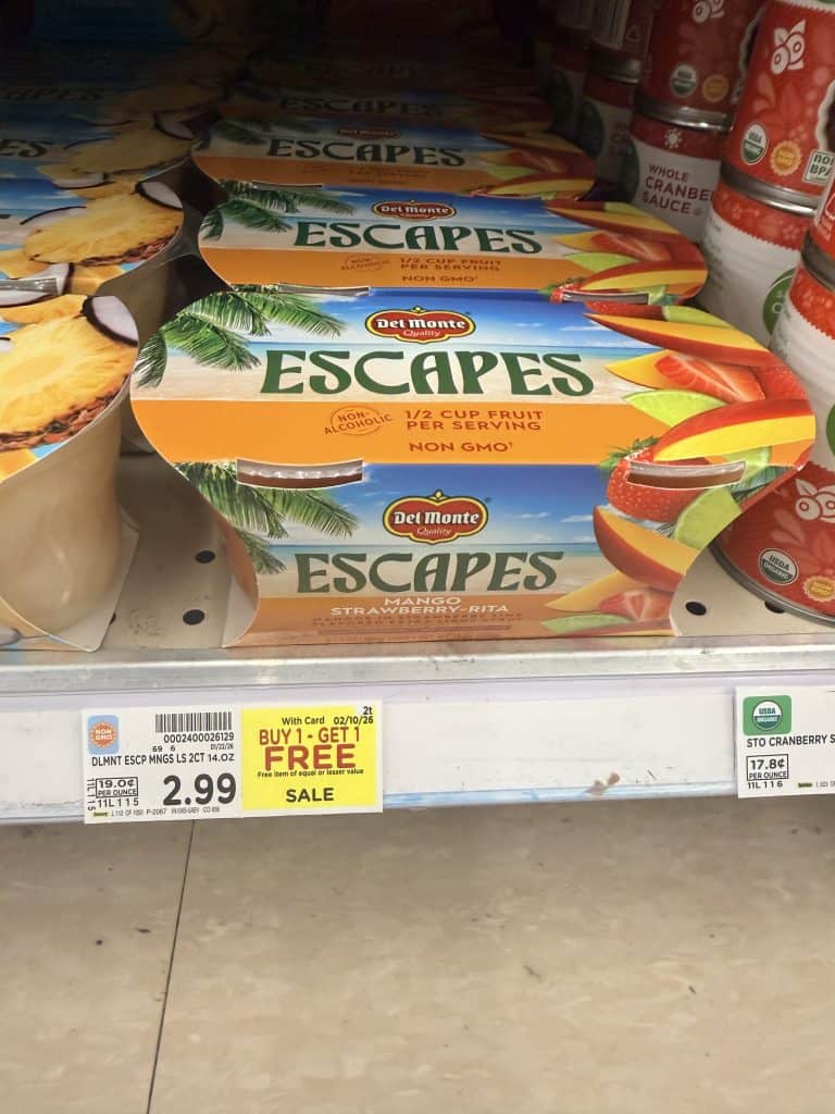 Del Monte Fruit Cup Kroger Shelf image