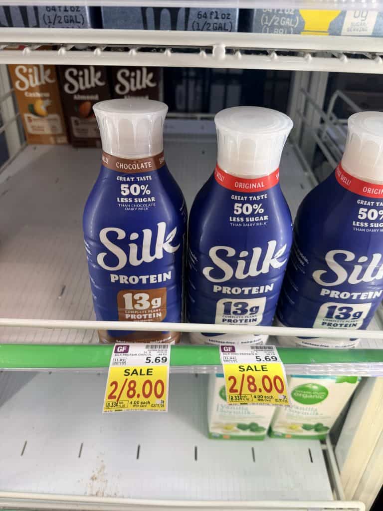 Silk Protein Kroger Shelf Image