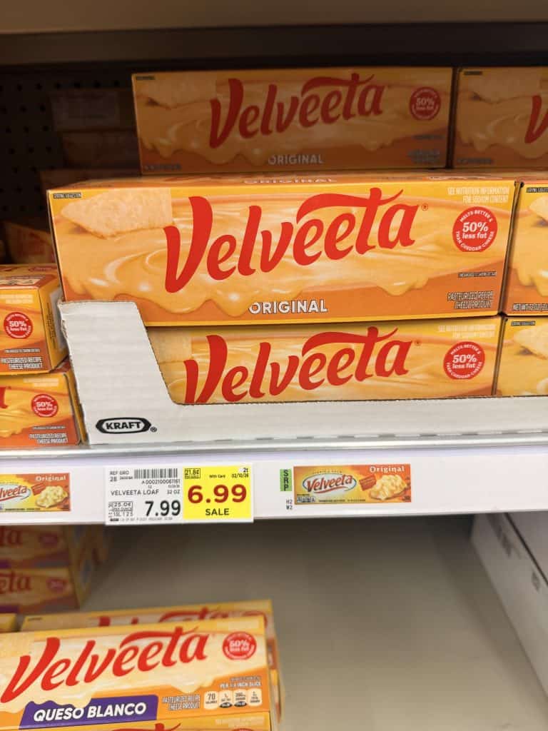 Velveeta Kroger shelf image