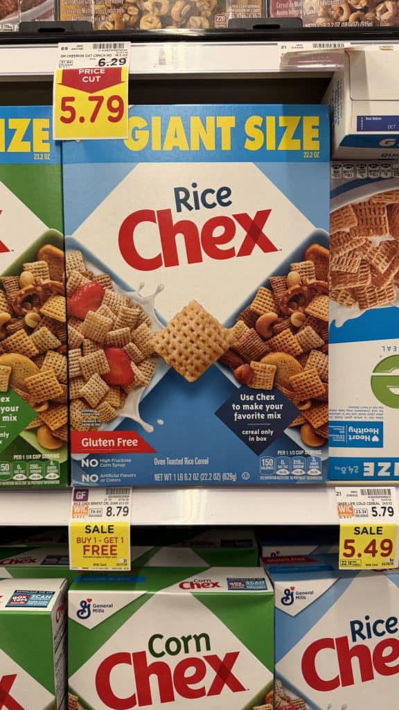 General Mills Giant Size Cereal Kroger Shelf image