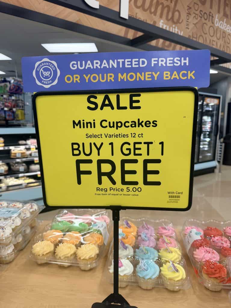 Kroger Bakery Fresh Cupcakes Shelf image