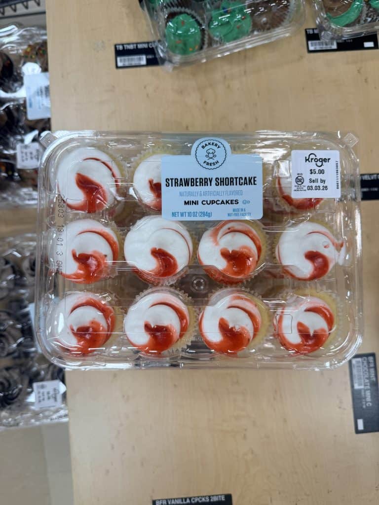 Kroger Bakery Fresh Cupcakes Shelf image