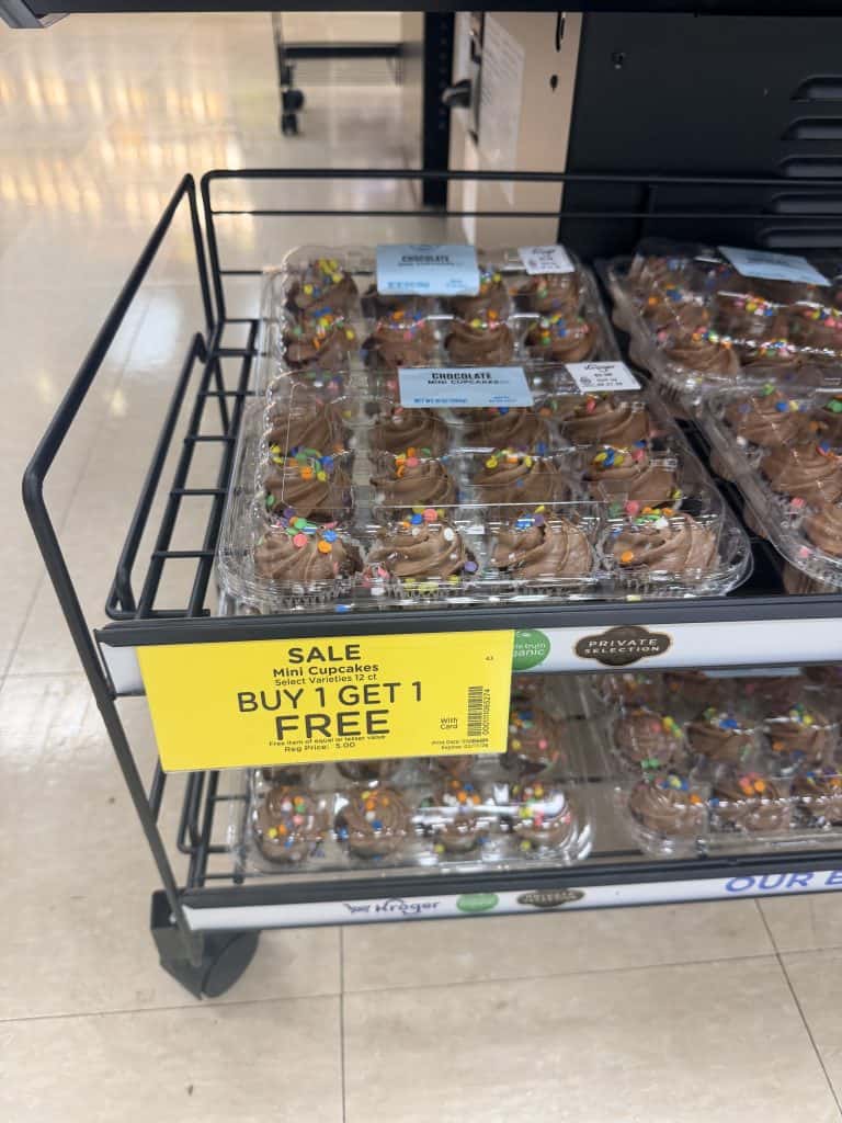 Kroger Bakery Fresh Cupcakes Shelf image