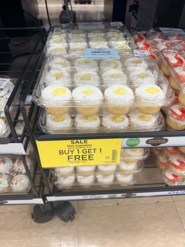Kroger Bakery Fresh Cupcakes Shelf image