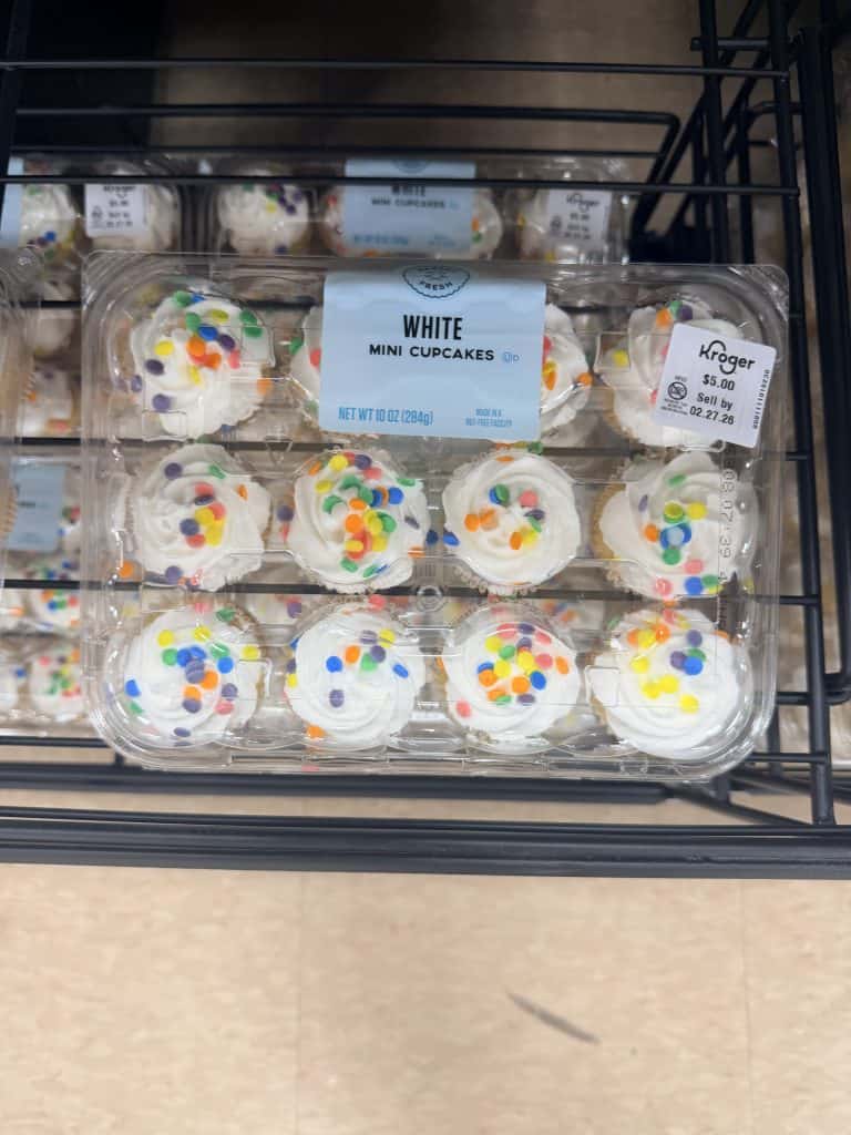 Kroger Bakery Fresh Cupcakes Shelf image
