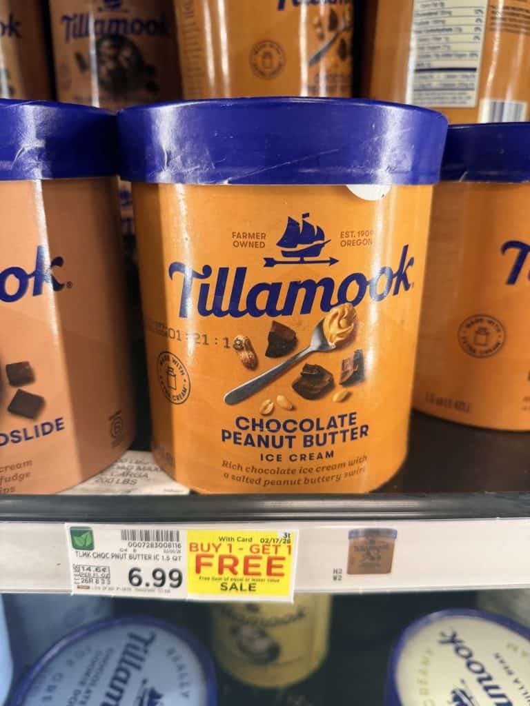 Tilamook Ice Cream Kroger Shelf image
