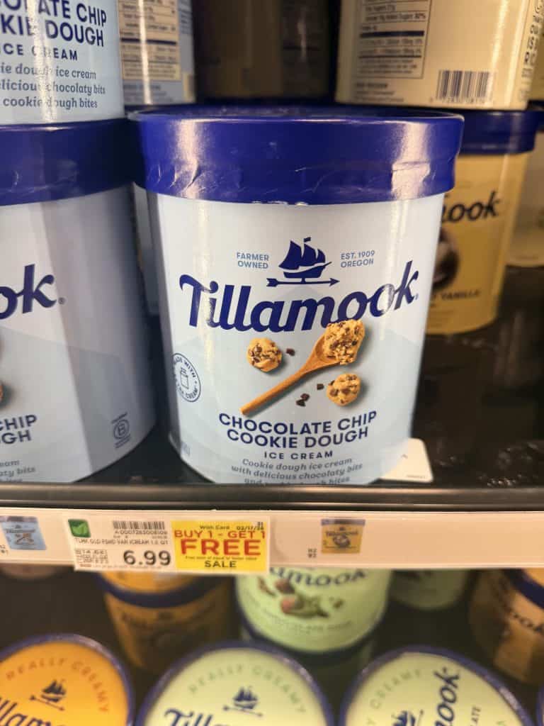 Tilamook Ice Cream Kroger Shelf image