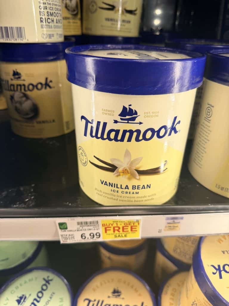 Tilamook Ice Cream Kroger Shelf image