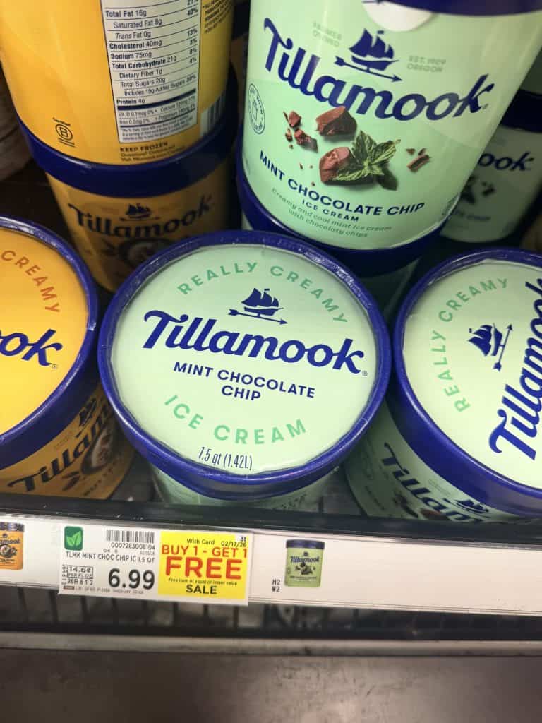 Tilamook Ice Cream Kroger Shelf image